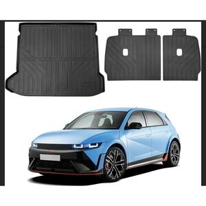 Hyundai Ioniq 5 Cargo Mat & Rear Seat Back‎ Mats 2022-Present 3D Trunk Liner